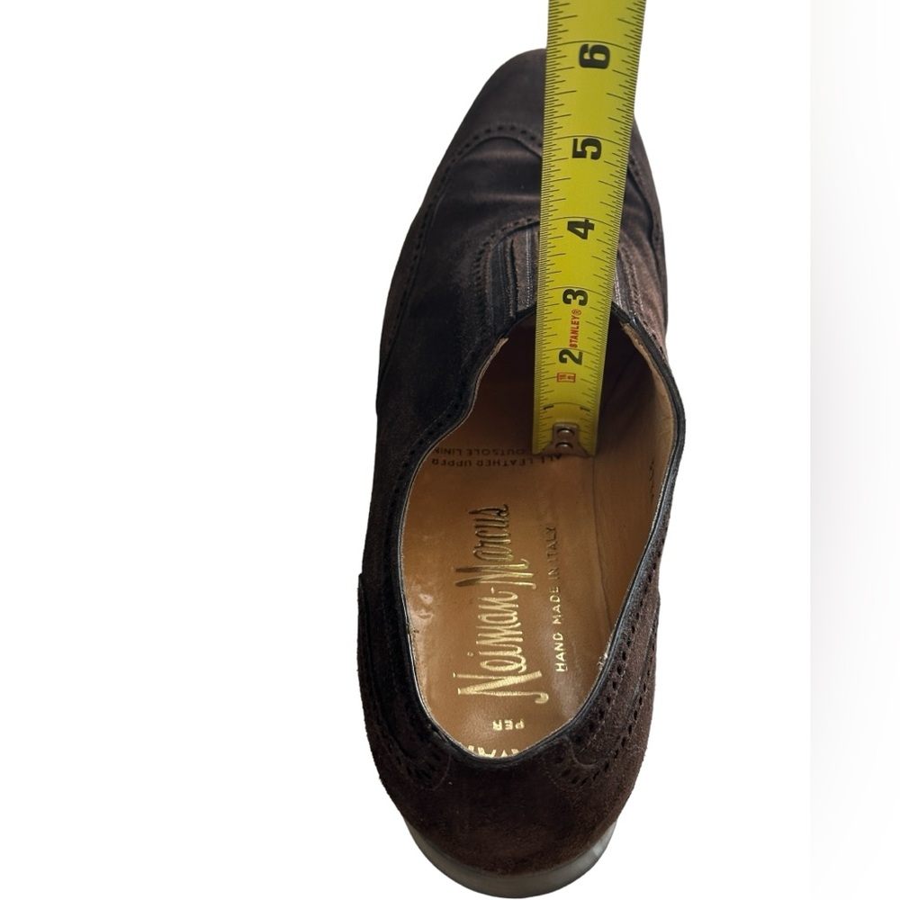 Gravati Per Neiman Marcus Women’s Suede Oxfords Size 9.5N Brown - Picture 11 of 11